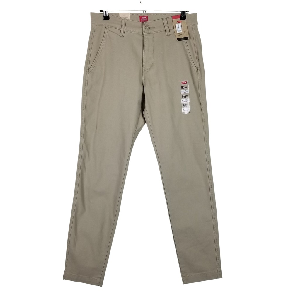 Levi's XX Chino Relaxed Taper Mens 30x32 Khaki Tan‎ Stretch Pants A22630001